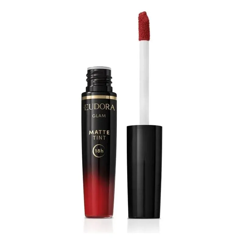 10x Batom Líquido Vermelho Radiante Glam Matte Tint 4g