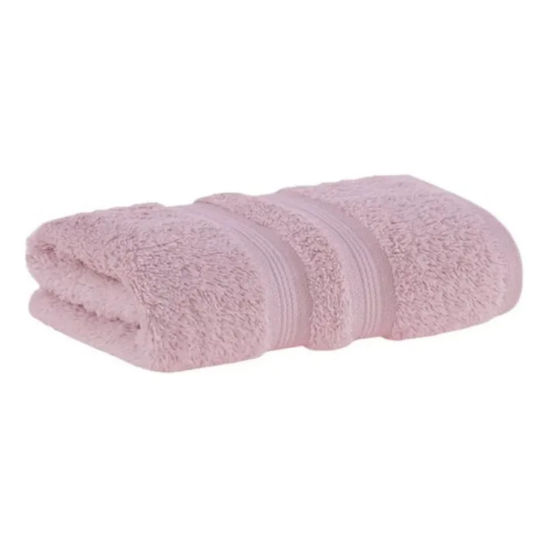 Toalha De Rosto Buddemeyer 100% Algodão Egípcio Rosa Claro 32