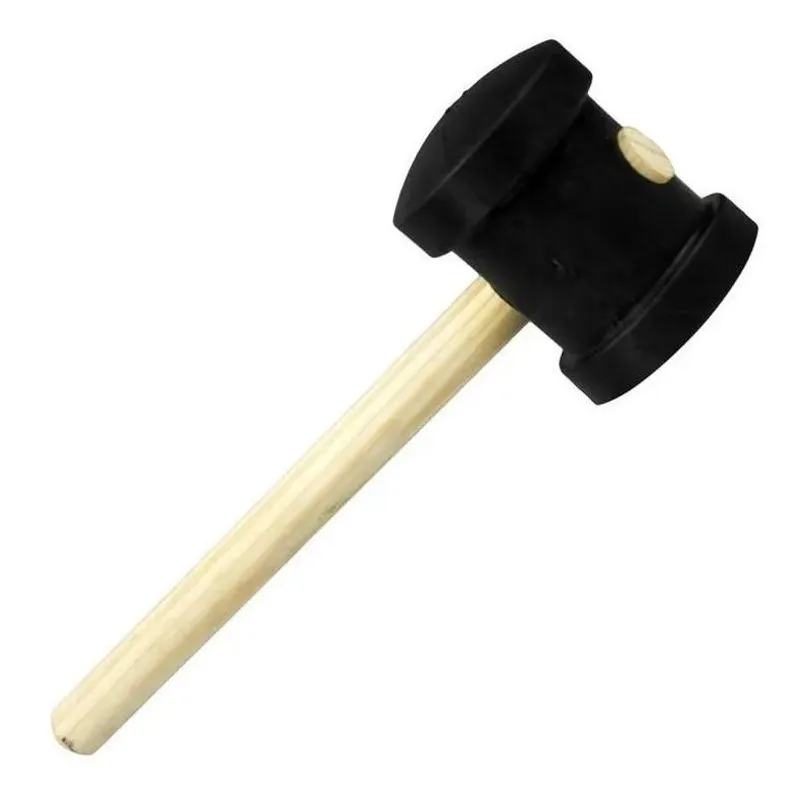 10x Martelo De Borracha Grande 80mm Mil Kits