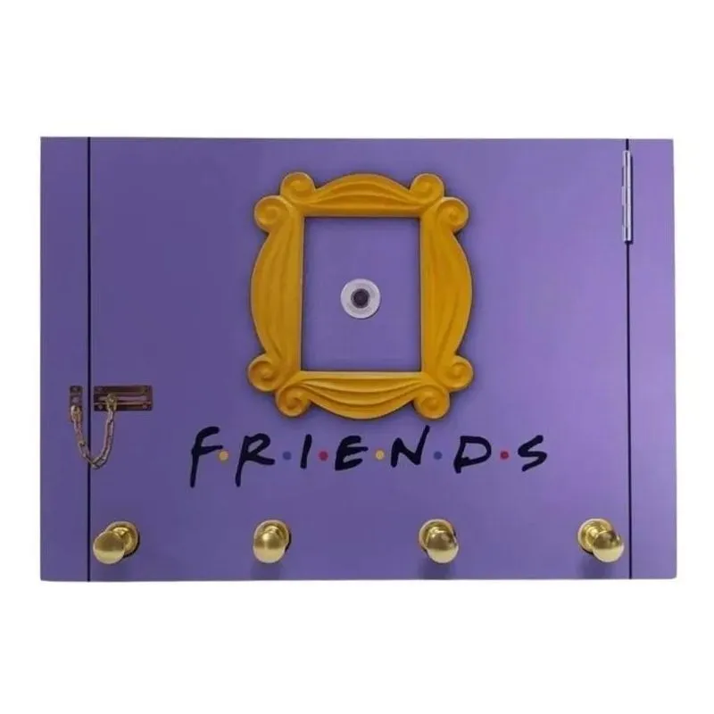 10x Porta Chaves Série Friends 21x15cm
