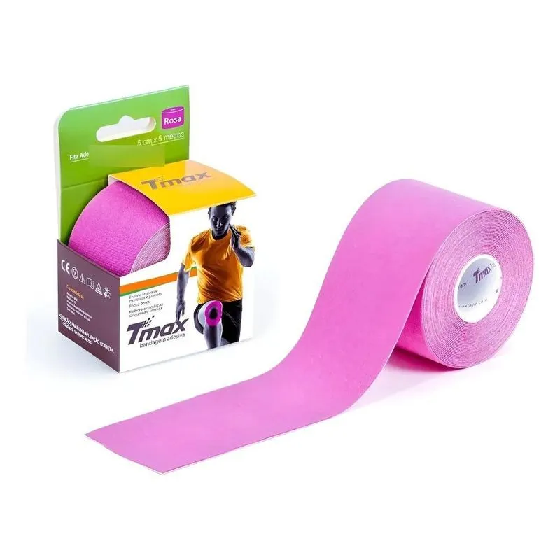 Fita Tape Bandagem Adesiva Elástica Tmax Kinesiology Prem Ro
