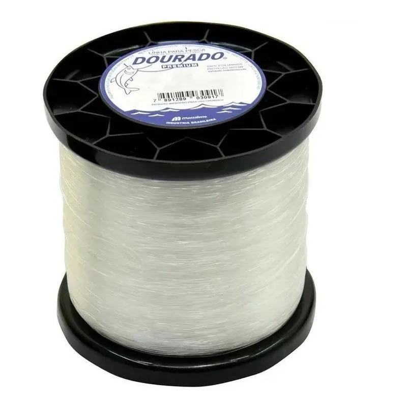 3x Linha Pesca Dourado 250 Gramas Monofilamento Mazzaferro