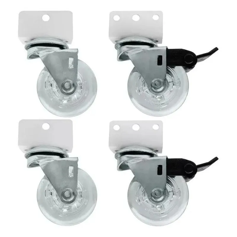 3x Kit 4un Rodinha Rodízio Berço Móveis Gel Chapau - Vários