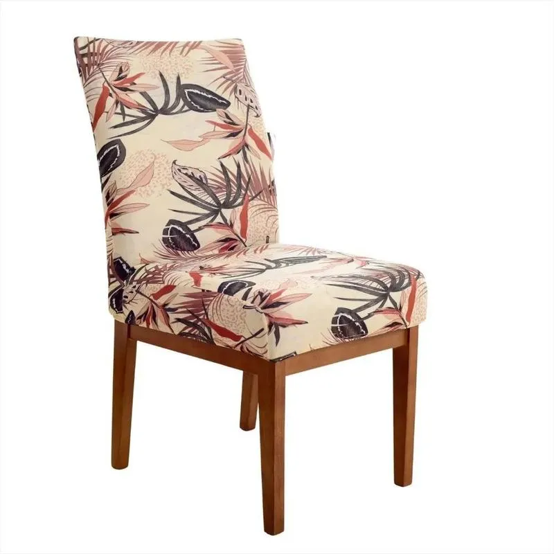 Capa Cadeira Malha Elástico Jantar 8 Lugares Várias Co Boho