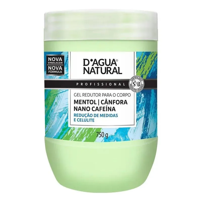 3x Gel Redutor Para O Corpo Crioterápico Com Mentol Cânfora