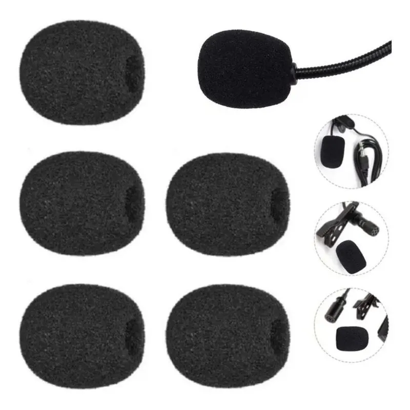 3x Kit 5 Espumas Protetora Microfone Lapela Headset Filtro