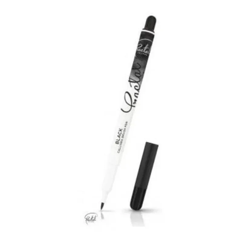 5x Caneta Comestivel Ponta Fina Preta