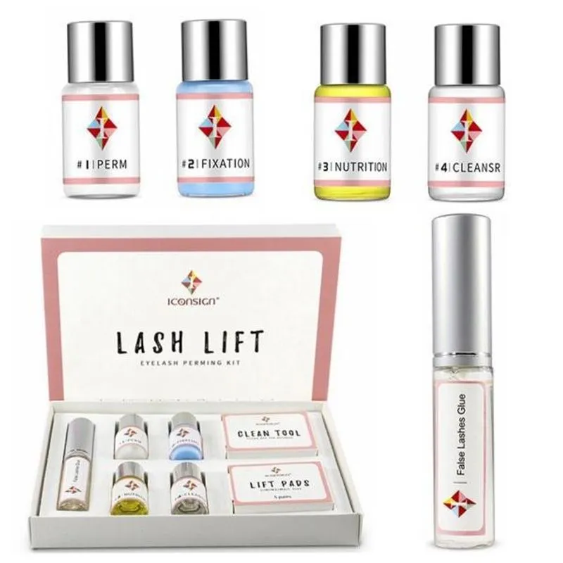 Kit Leva 2cx Lash Lift Lifting De Cílios Iconsign Permanente