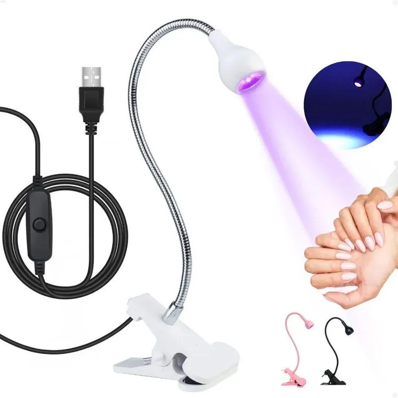 10x Mini Cabine Lanterna Mesa Led Uv Secagem Rápida Unhas D