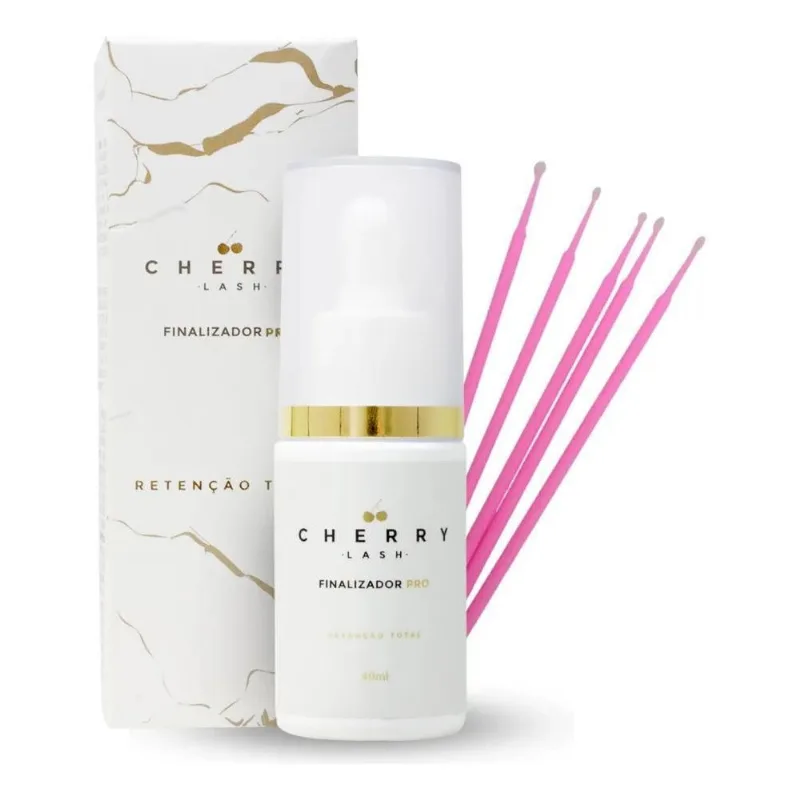 Finalizador Pro Cherry Lash 40ml Cílios Adesivo 70g Anvisa