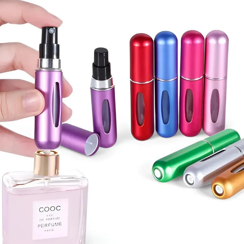Frasco Perfume Recarregável 10ml Porta Perfume Para Viagens