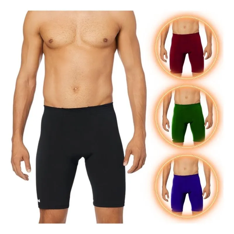Bermuda Compressão Masculina Térmica Cor Preto Tamanho Gg