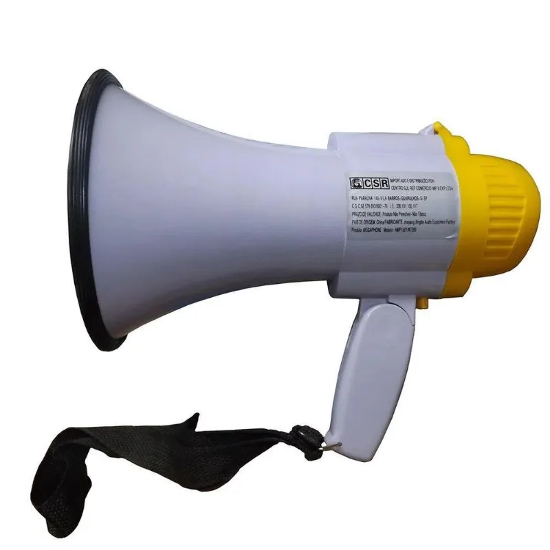 Megafone Portátil Profissional 35w Com Sirene Gravação