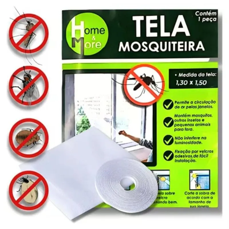 Tela Mosquiteira Janela Anti-inseto Mosquito 130x150