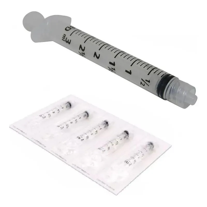 3x Seringa 3ml Bd Sem Agulha Cx 100 Unidades Luer Lock