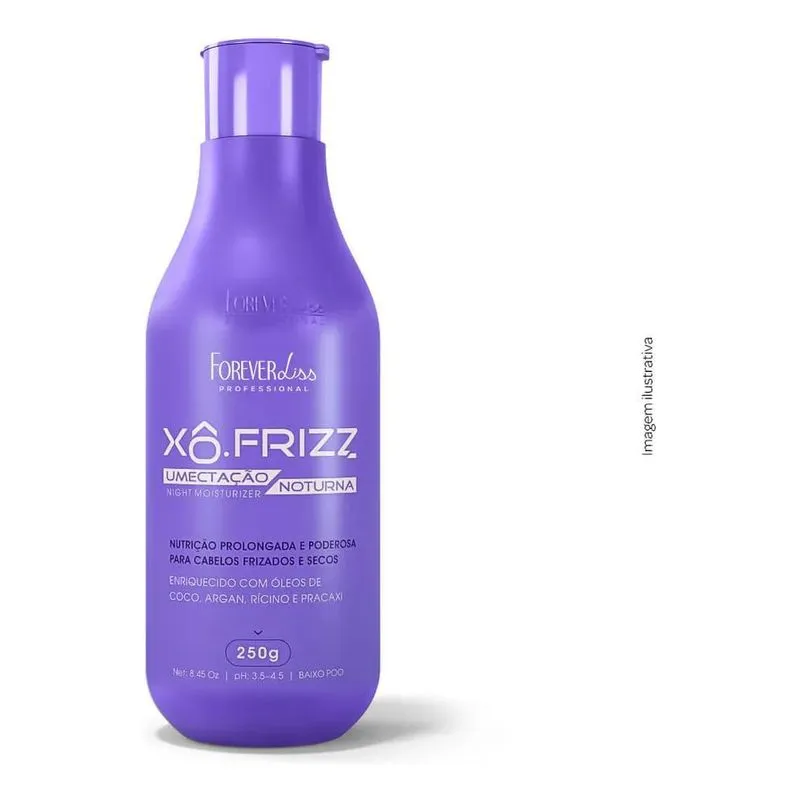 2x Forever Liss Xô Frizz Umectação Noturna 250g