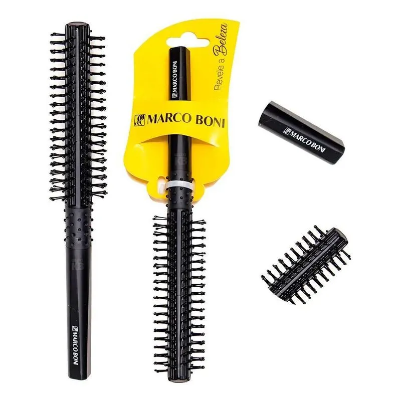2x Escova Fina De Cabelo Barbearia Barbeiro Marco Boni 20x3c