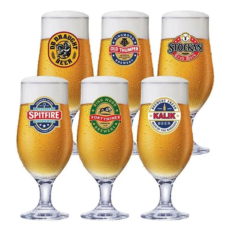 Copo Cerveja Conjunto Happy Hour Taça Royal Beer 330 6 Pcs