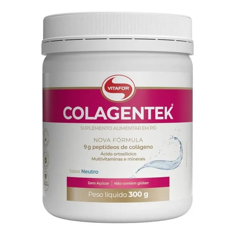 2x Colágeno Colagentek Vitafor 300g - Hidrolisado