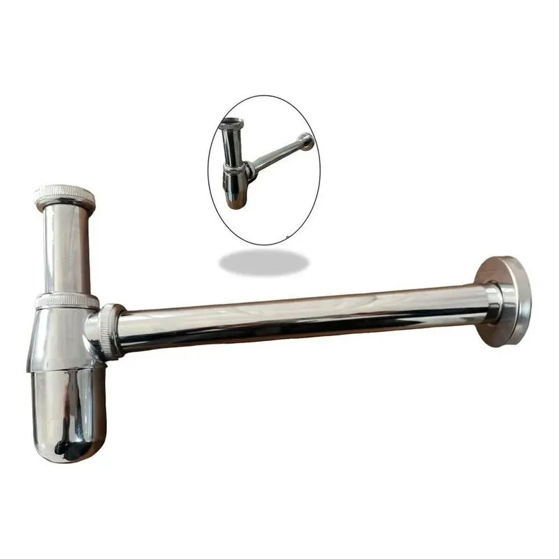Sifão Copo Metal Cromado Lavatório Ou Tanque 1.1/4 (4cm)