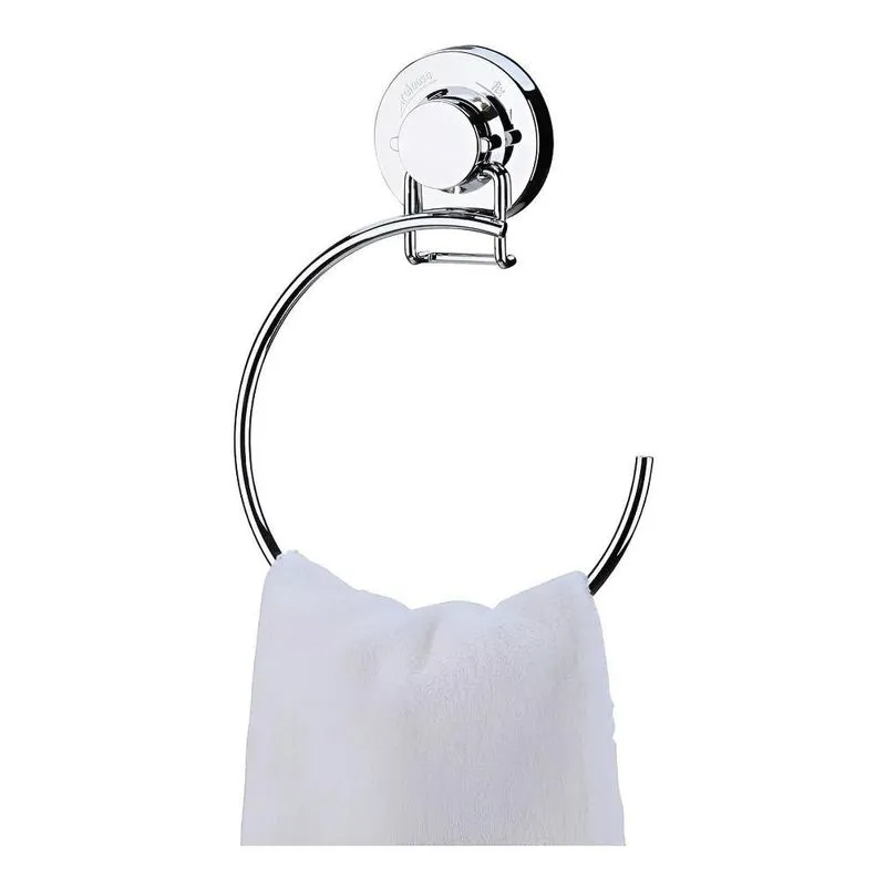 Suporte Porta Toalha 18cm Future Com Ventosa Cromado 4057