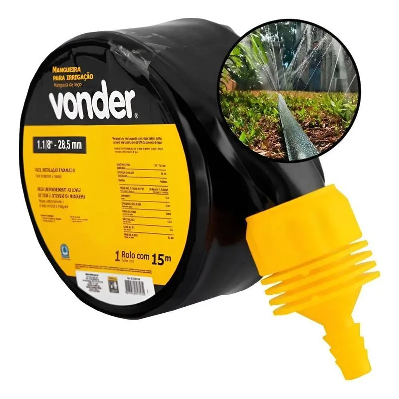 3x Mangueira Irrigação Microperfurada 15m Hortas Gramado
