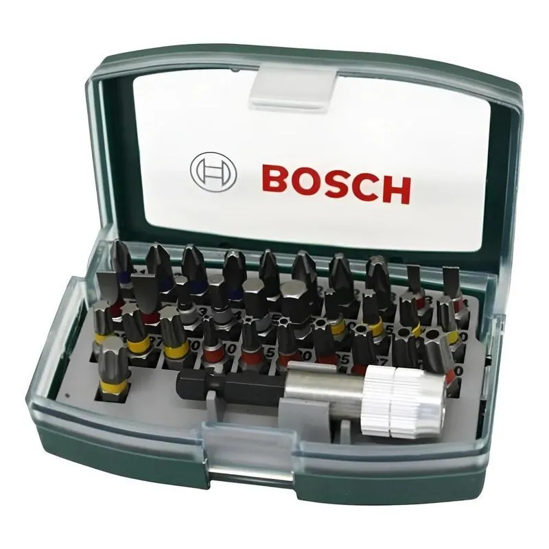 2x Jogo Kit Bits 32 Peças Bosch Profissional Fenda Philips T