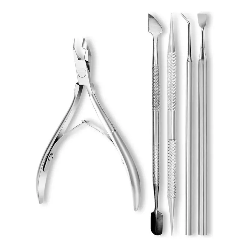 10x Kit Manicure Profissional 5 Peças (alicate + 4 Peças In