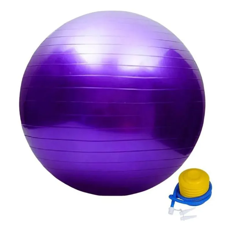 Bola Suiça 55cm Fitness Yoga Pilates Funcional Antiestouro C