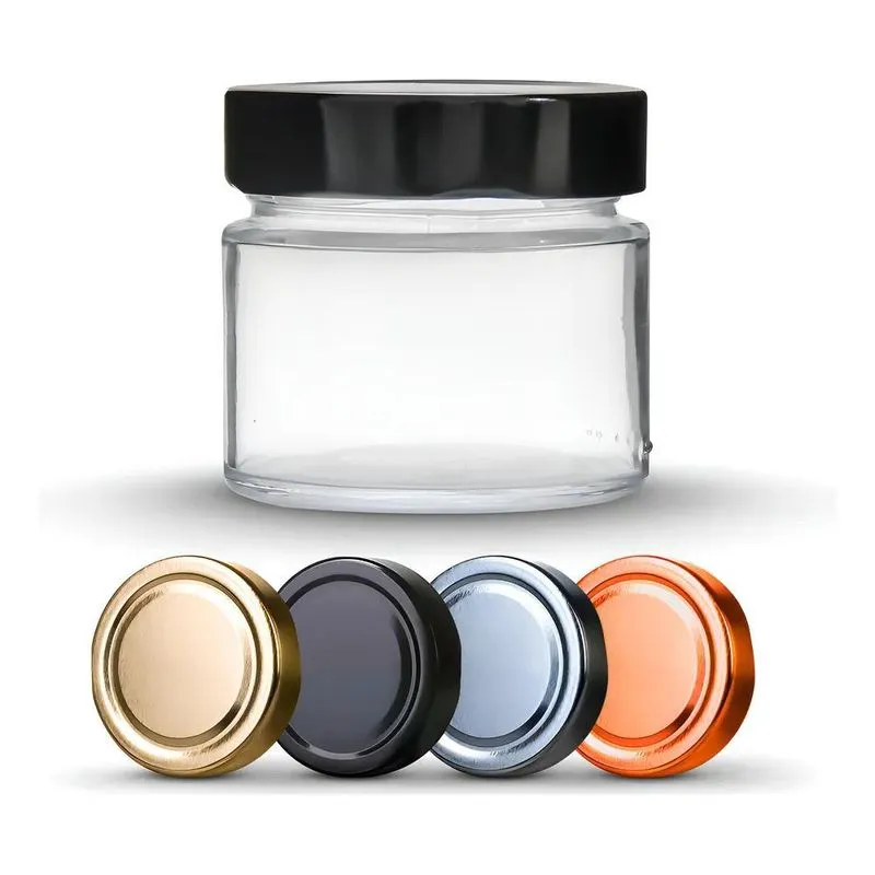 12 Potes De Vidro Pianezza 210ml + Tampas Metálicas E Lacres