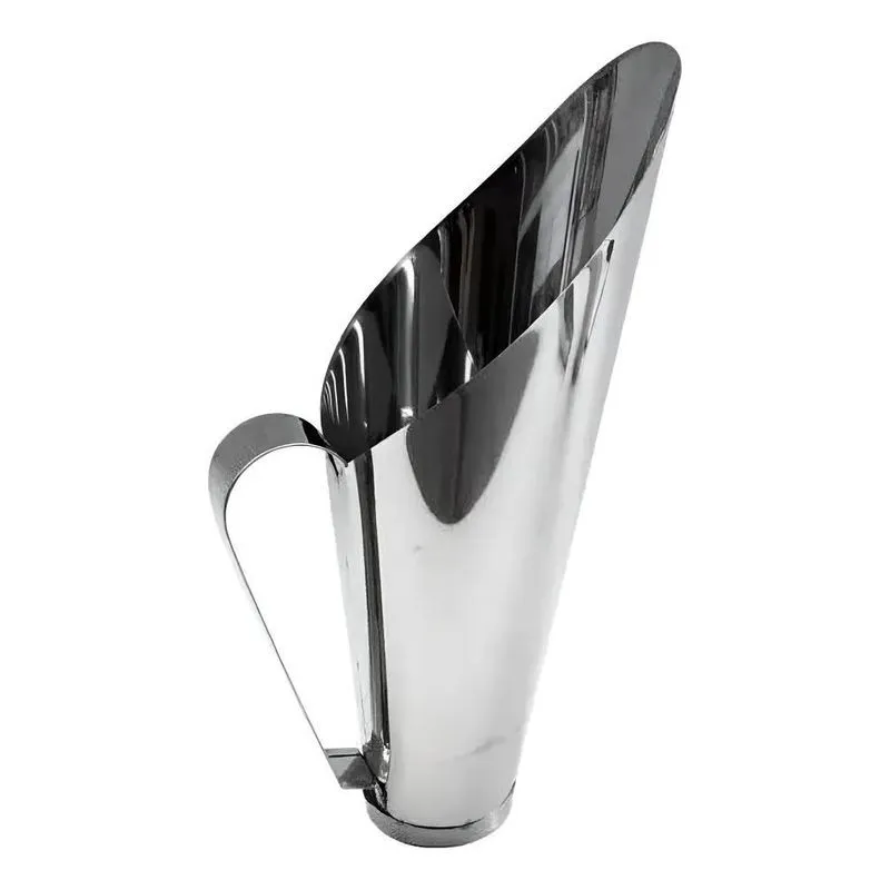 Concha Para Cereais Aço Inox 2 Kilos (2000g) Cor Cinza