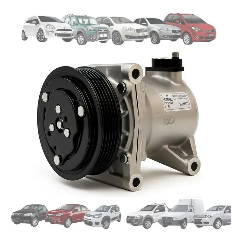 5x Compressor Fiat Palio Fire 2006 Até 2014 Uno Siena Mobi