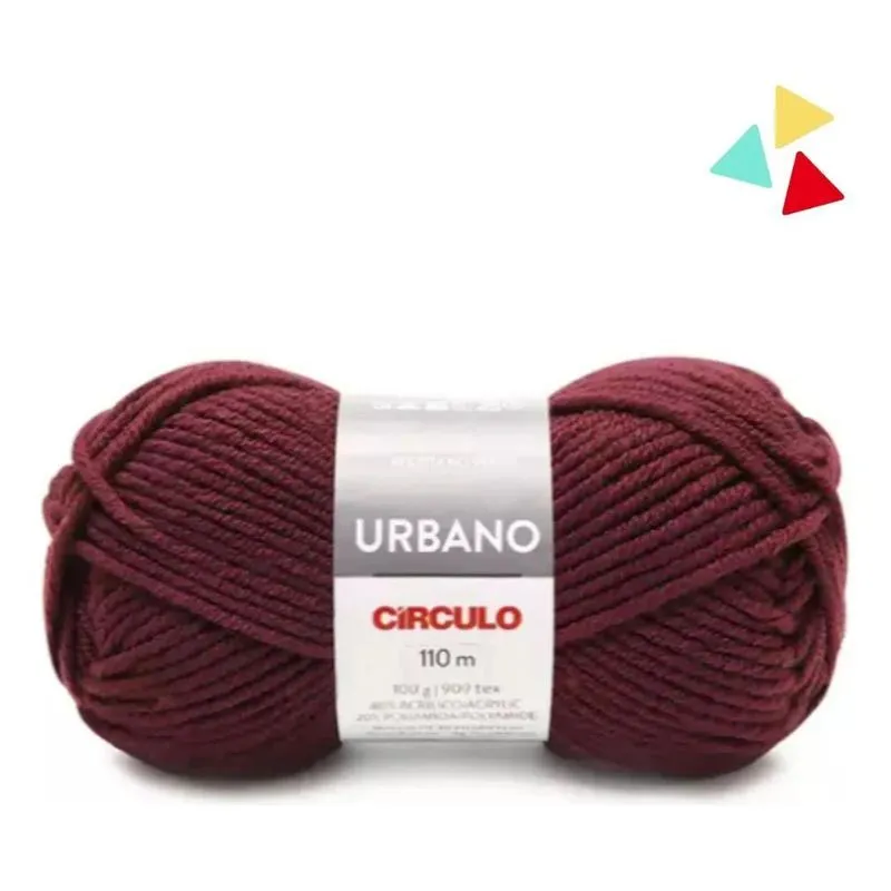 Lã Fio Urbano Circulo 100g 110m Inverno 202 Roxo Obsessão 34
