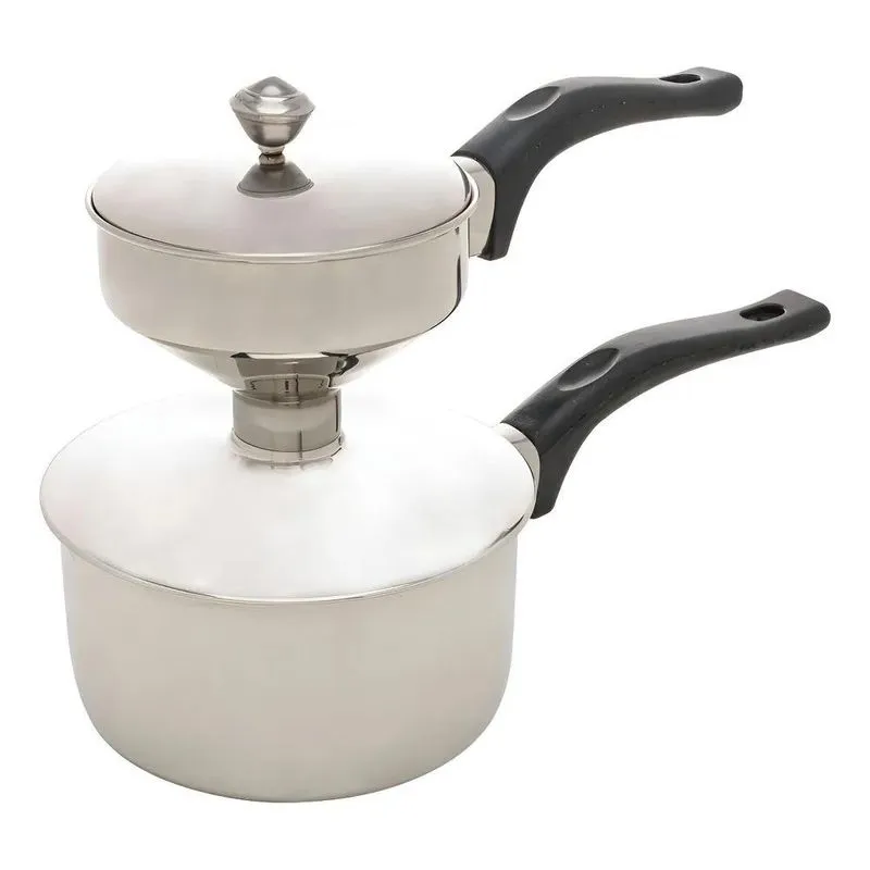 Cuscuzeira Individual De Aço Inox 25x12x17,5cm Lyor 1972 Cor