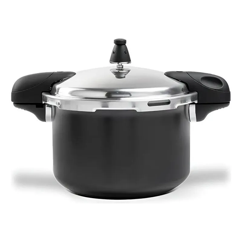 Panela De Pressão Brinox Pressure Indução Antiad. 5,4l Preta