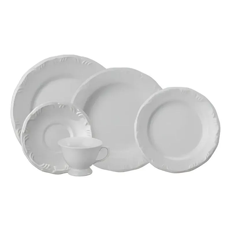 Serviço De Jantar E Chá 20 Peças Pomerode Porcelana Schmidt