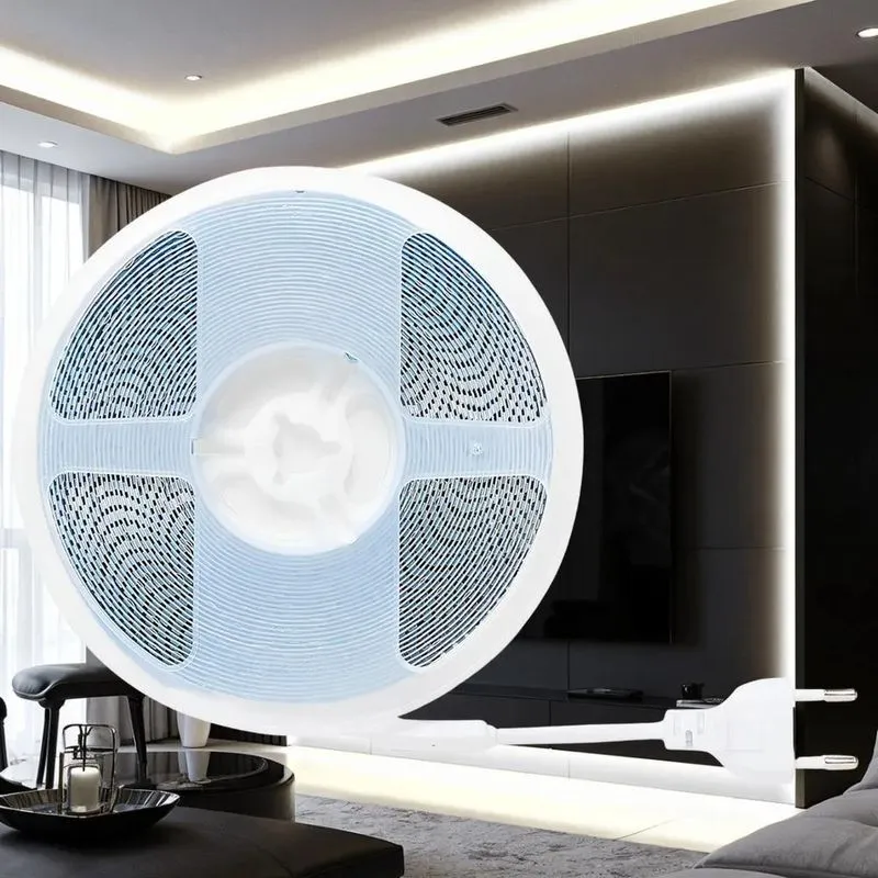 Fita Led 2835 Branco Frio 6500k 10mt-120leds/m Liga Tom 127v