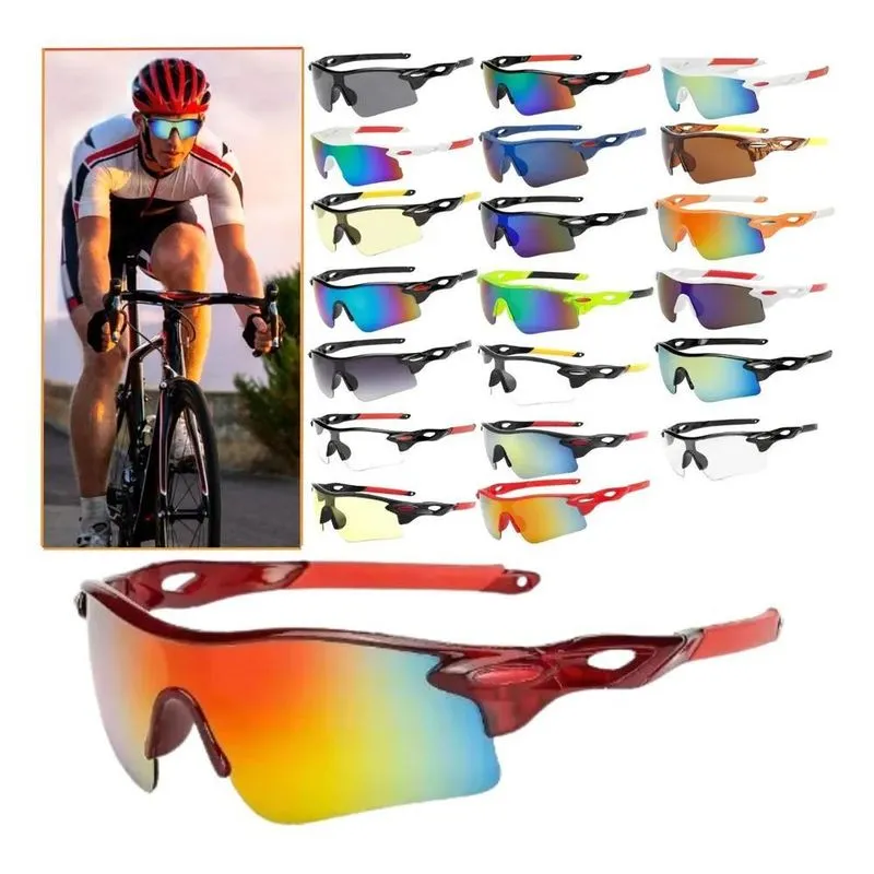 2x Óculos Esportivo Ciclismo Bike Corrida Proteção Uv 400