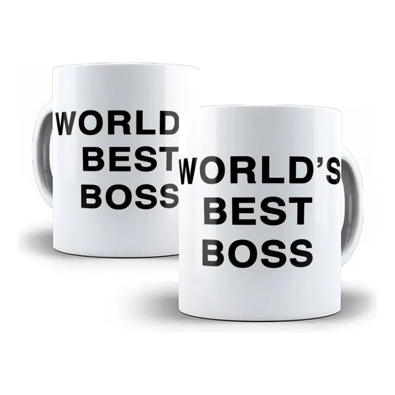 10x Caneca The Office Série The Worlds Best Boss - Mega Ofe