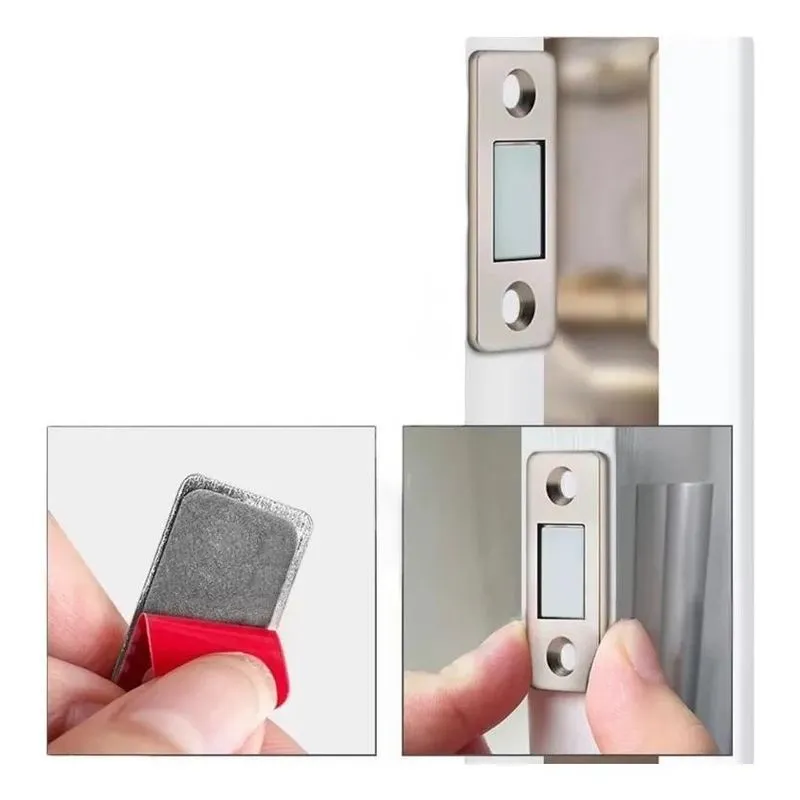 2x Fecho Magnético Armário Porta Imã Neodímio Ultra Forte