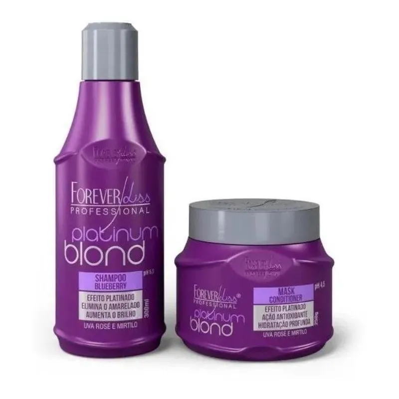 3x Kit Matizador Platinum Blond - Forever Liss