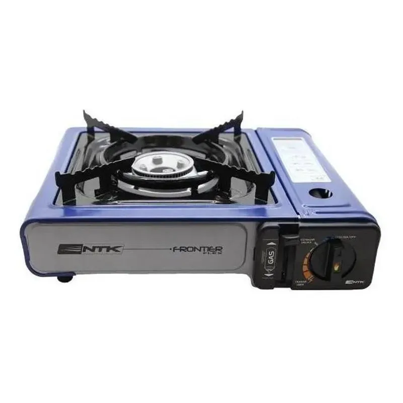Fogareiro De Mesa Acampamento A Gás Nautika Frontier Cor Azu