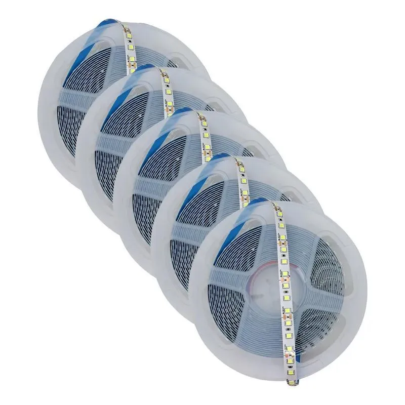Kit 5 Fitas 120 Leds/m 5/metros Cada 2835/smd 12w Ip20 Luz B