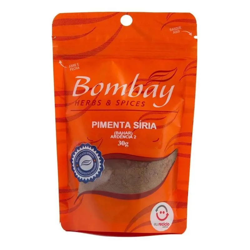 5x Pimenta-síria Bombay Herbs &amp; Spices Pouch 30g