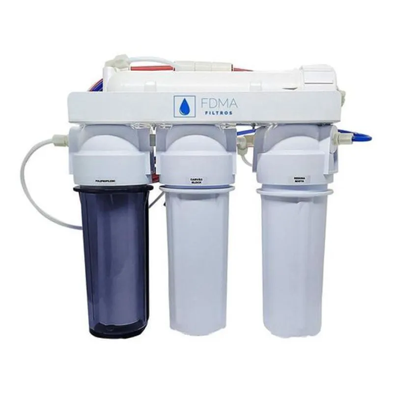 Filtro Osmose Reversa + Deionizador 100Gpd Resina Mb 475