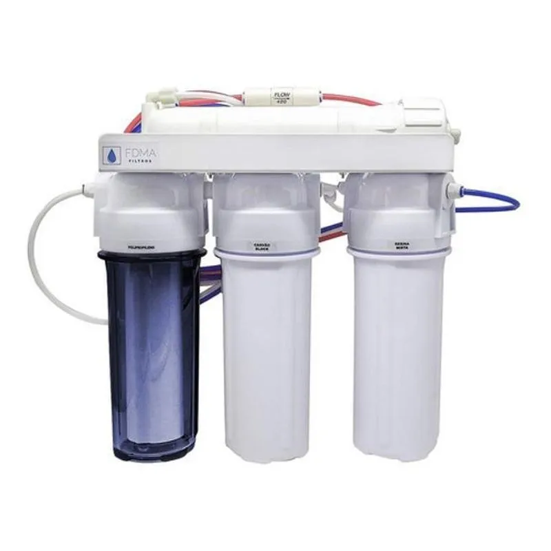 Filtro Osmose Reversa + Deionizador 50Gpd Aquários Marinhos