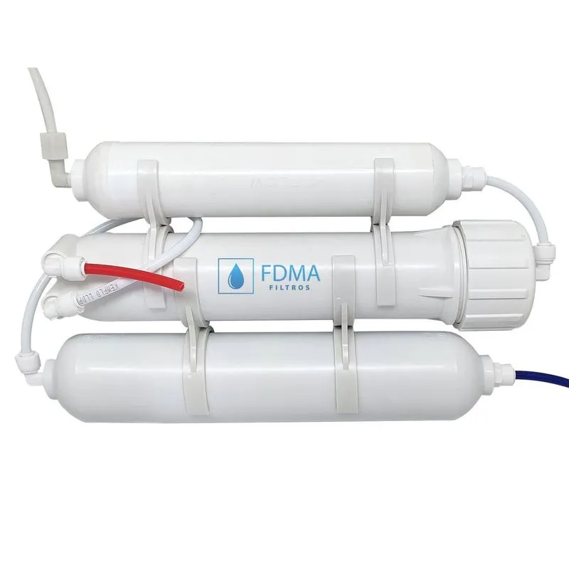 Filtro Osmose Reversa 3 Estágios 100gpd Resina Mb475 N/a