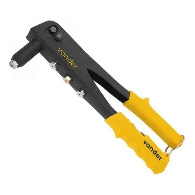 2x Rebitadeira Alicate Rebitador Profissional Cm 4 Bicos Von