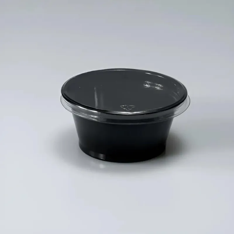 Pote Para Molho 30ml Premium G695 Caixa 700un Preto Galvanot