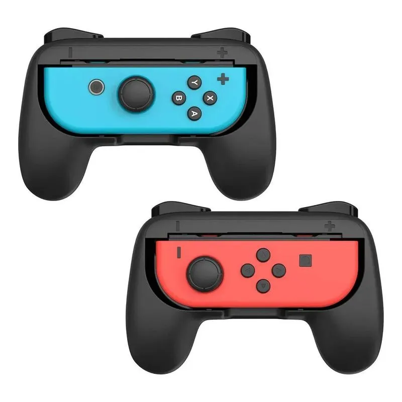 5x Suporte Case Grip Gamepad Para Controle Joy Con Nintendo